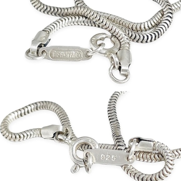 Authentic Rare Vintage Tiffany & Co. 925 Sterling Silver 1837 Bar Pendant - Picture 13 of 13